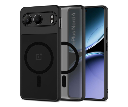 Etui do telefonów TECH-PROTECT Magmat Magsafe do Oneplus Nord 4 Matte Black 5906302376605